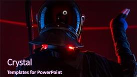  Presentation with riot - PPT layouts enhanced with full equipment for anti-riot background and a wine colored foreground