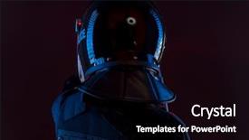  Presentation with riot - Colorful PPT theme enhanced with full equipment for anti-riot backdrop and a black colored foreground