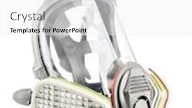  Presentation with filter - Presentation design consisting of full-facepiece-respirator-with-interchangeable background and a white colored foreground
