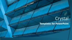  Presentation with city street - Theme having full-frame-background-of-glass background and a ocean colored foreground