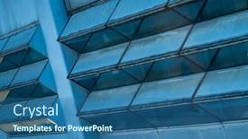  Presentation with city street - Slides enhanced with full-frame-background-of-glass background and a  colored foreground