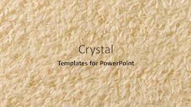  Presentation with rice grains - Presentation theme featuring full-frame-of-grains background and a lemonade colored foreground