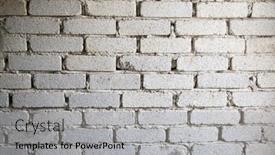  Presentation with square wall frame - Amazing slides having full frame of sand brick wall backdrop and a light gray colored foreground