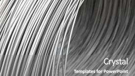  Presentation with steel - Beautiful presentation design featuring full frame of steel wire backdrop and a gray colored foreground