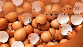  Presentation with eggshells - Colorful theme enhanced with full-frame-shot-of-broken backdrop and a red colored foreground