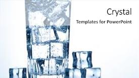  Presentation with fresh water - Theme consisting of group portrait of confident multiethnic college students standing together in classroom background and a gray colored foreground