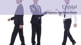  Presentation with growth - Presentation theme having full-growth-a-qualified-architect background and a light blue colored foreground