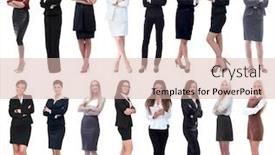  Presentation with business growth - PPT theme enhanced with full-growth-collage background and a lemonade colored foreground