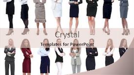  Presentation with business growth - PPT layouts with full-growth-collage background and a lemonade colored foreground