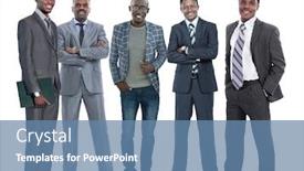  Presentation with international business - Audience pleasing slide deck consisting of full-growth-international-group backdrop and a teal colored foreground