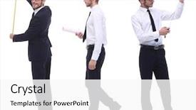  Presentation with growth - Slides enhanced with full growth qualified engineer architect background and a white colored foreground