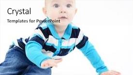  Presentation with cute - Slide set enhanced with full-legth-portrait-of-cute background and a sky blue colored foreground