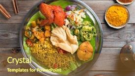  Presentation with dining restaurant - Amazing PPT layouts having pakistan restaurant - overhead view of full length backdrop and a tawny brown colored foreground