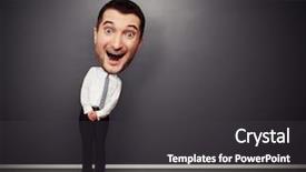  Presentation with dark tealout picture - Beautiful PPT layouts featuring full-length picture of funny backdrop and a dark gray colored foreground