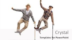  Presentation with joy - Audience pleasing PPT layouts consisting of full-length-portrait-of-two backdrop and a white colored foreground