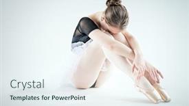  Presentation with talent - Cool new theme with full-length-portrait backdrop and a sky blue colored foreground