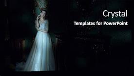  Presentation with elegant wedding - PPT layouts having full-length-portrait background and a black colored foreground