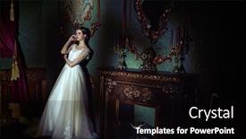  Presentation with elegant wedding - Beautiful PPT theme featuring full-length-portrait backdrop and a black colored foreground