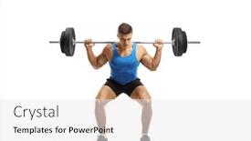  Presentation with strong - Amazing theme having full-length-portrait backdrop and a white colored foreground