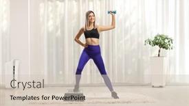  Presentation with step - PPT layouts enhanced with full-length-portrait background and a soft green colored foreground