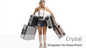  Presentation with angry - Slide deck enhanced with full-length-portrait background and a white colored foreground