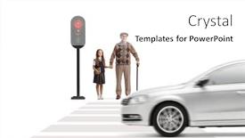  Presentation with grandfather - Theme featuring full-length-portrait background and a white colored foreground