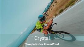  Presentation with active sludge - Theme having full-length-portrait background and a seafoam green colored foreground