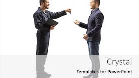  Presentation with mechanic shop - Audience pleasing presentation theme consisting of holding a clipboard and giving backdrop and a white colored foreground