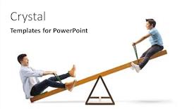  Presentation with shot - Presentation theme featuring full-length-profile-shot background and a white colored foreground