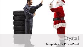  Presentation with auto - Slides enhanced with full-length-profile-shot background and a white colored foreground