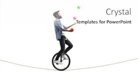  Presentation with ball bearing on a white - Amazing presentation theme having full-length-profile-shot backdrop and a white colored foreground