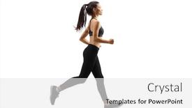  Presentation with shot - Slides enhanced with full-length-profile-shot background and a  colored foreground