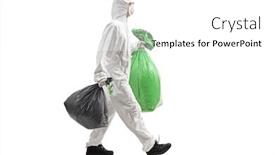  Presentation with shot - Amazing PPT layouts having full-length-profile-shot backdrop and a white colored foreground