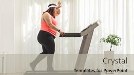  Presentation with tired - Presentation theme consisting of full-length-profile-shot background and a light gray colored foreground