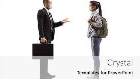  Presentation with medical student - Beautiful presentation featuring full-length-profile-shot backdrop and a white colored foreground