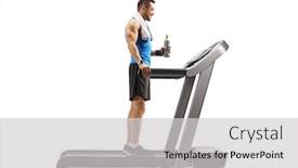  Presentation with shot - Beautiful slides featuring full-length-profile-shot backdrop and a light gray colored foreground