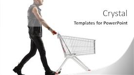  Presentation with punk - Beautiful presentation featuring full-length-profile-shot backdrop and a white colored foreground