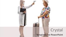  Presentation with temperature - Colorful presentation theme enhanced with full-length-profile-shot backdrop and a soft green colored foreground