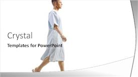  Presentation with shot - Amazing presentation theme having full-length-profile-shot backdrop and a white colored foreground