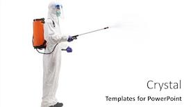  Presentation with shot - Presentation having full-length-profile-shot background and a white colored foreground