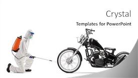  Presentation with hazmat - Beautiful presentation theme featuring full-length-profile-shot backdrop and a white colored foreground