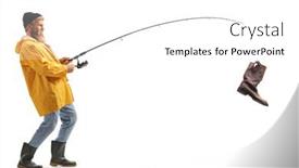  Presentation with old young - Audience pleasing slide set consisting of full-length-profile-shot backdrop and a white colored foreground