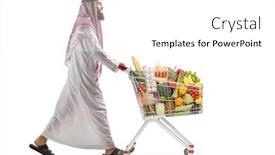  Presentation with arab - Beautiful PPT layouts featuring full-length-profile-shot backdrop and a white colored foreground