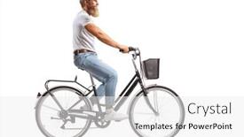  Presentation with shot - Beautiful theme featuring full-length-profile-shot backdrop and a white colored foreground