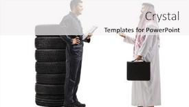  Presentation with auto - PPT layouts featuring full-length-profile-shot background and a white colored foreground