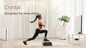  Presentation with step - Amazing PPT layouts having full-length-profile-shot backdrop and a lemonade colored foreground