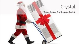  Presentation with air conditioning - PPT layouts enhanced with full-length-profile-shot background and a white colored foreground