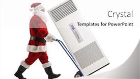  Presentation with conditioner - PPT layouts consisting of full-length-profile-shot background and a white colored foreground