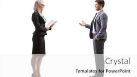  Presentation with shot - PPT layouts with full-length-profile-shot background and a white colored foreground