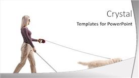  Presentation with lead - Beautiful theme featuring full-length-profile-shot backdrop and a white colored foreground